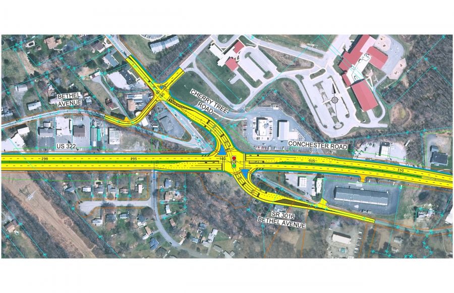 Conchester Highway Widening Map